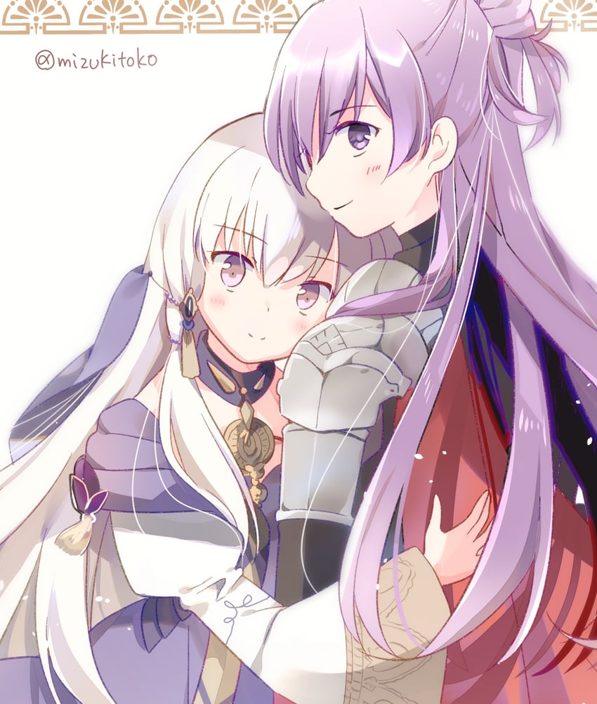 lysithea von ordelia and female shez (fire emblem and 2 more) drawn by mizuki_toko