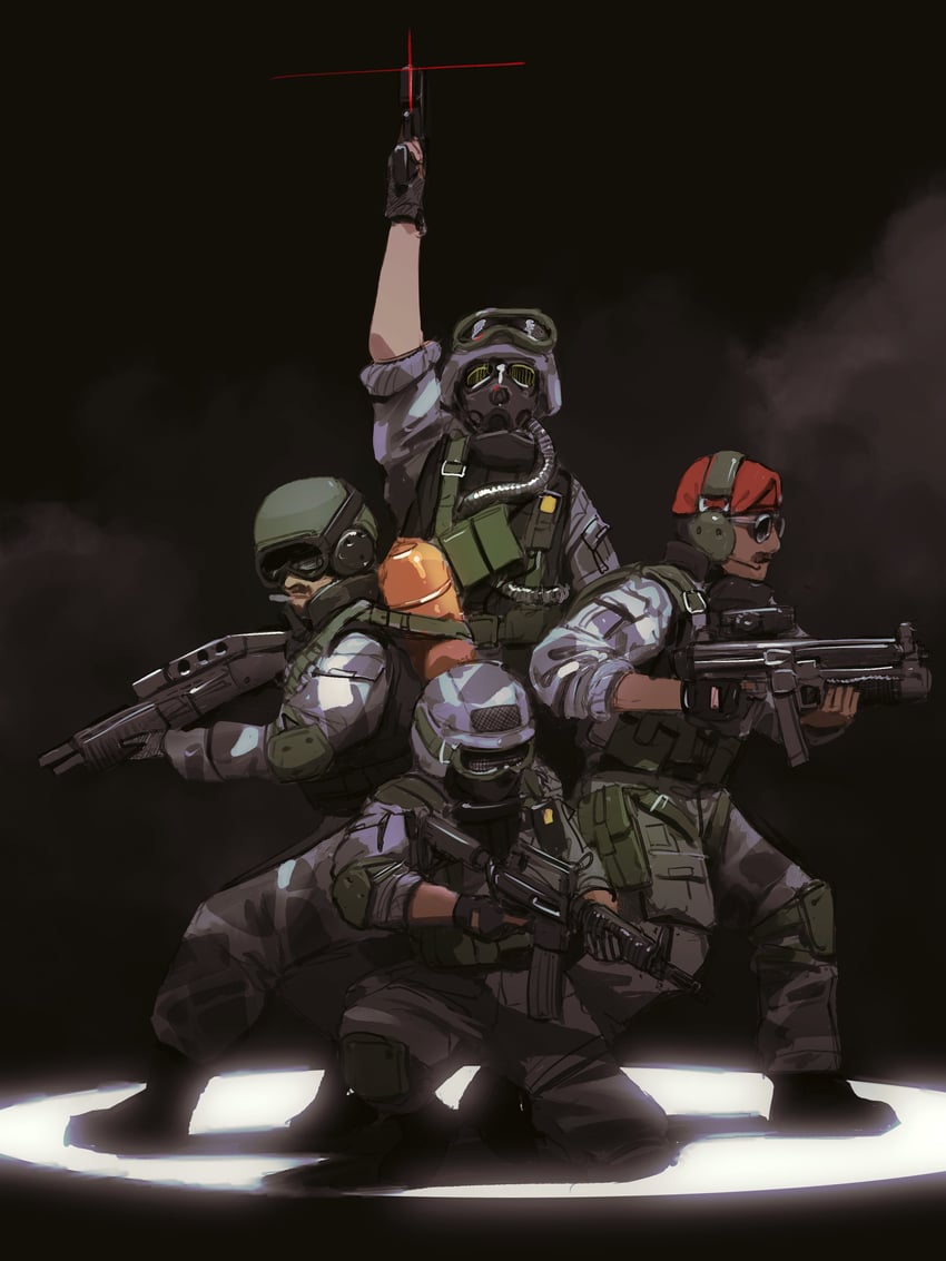 adrian shephard and hecu marine (half-life and 1 more) drawn by notfuji
