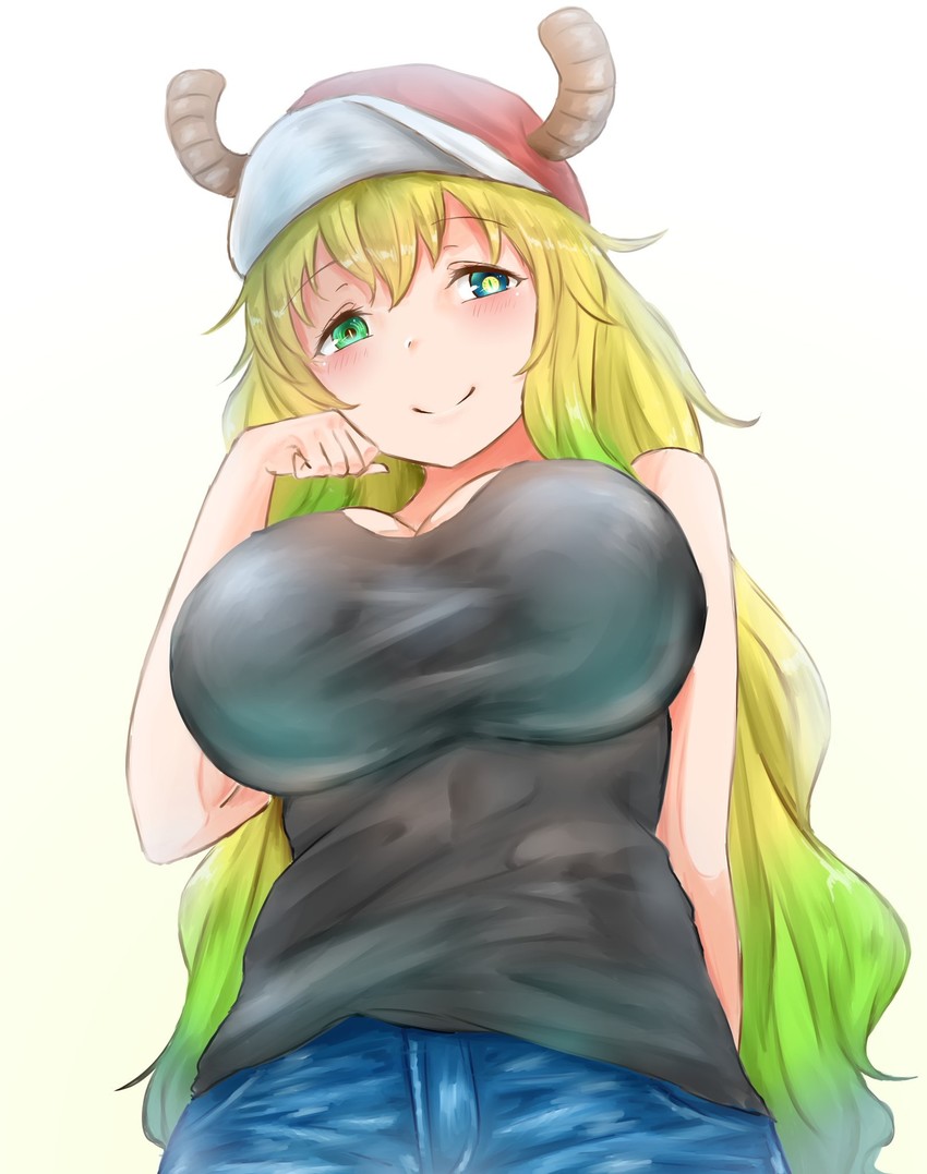 lucoa (kobayashi-san chi no maidragon) drawn by rama_(yu-light8)