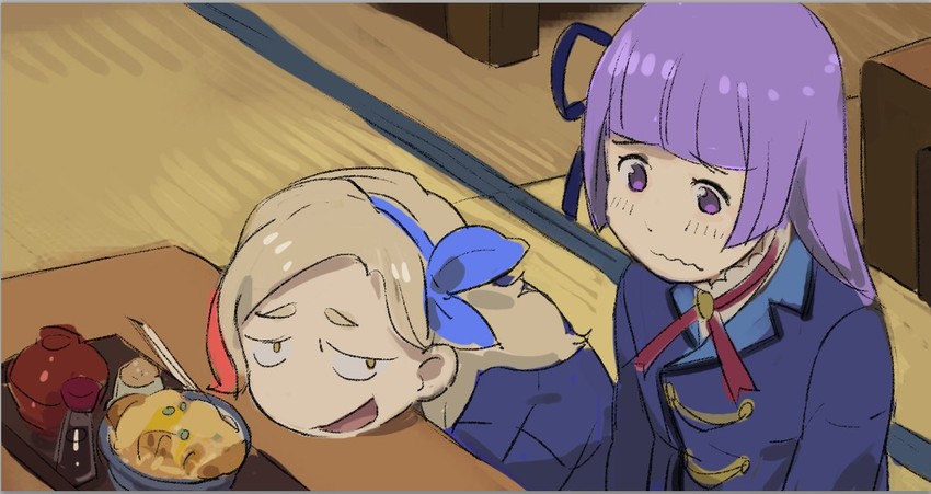 hikami sumire and kurosawa rin (aikatsu! and 1 more) drawn by nishihara_isao