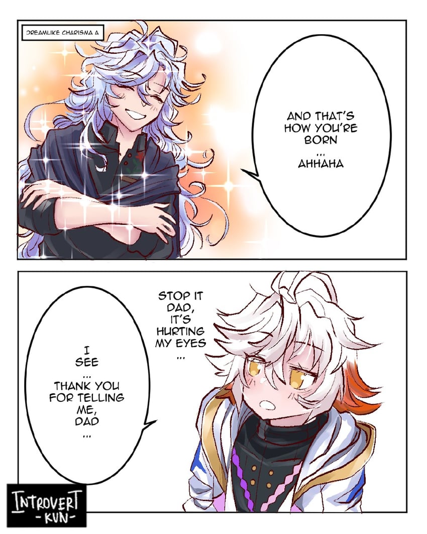 merlin and fujimaru emerys (fate and 1 more) drawn by introvert-kun