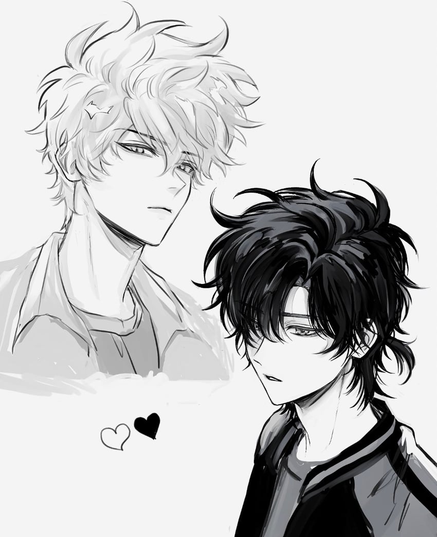 cheng xiaoshi and lu guang (shiguang dailiren) drawn by yolu_gin