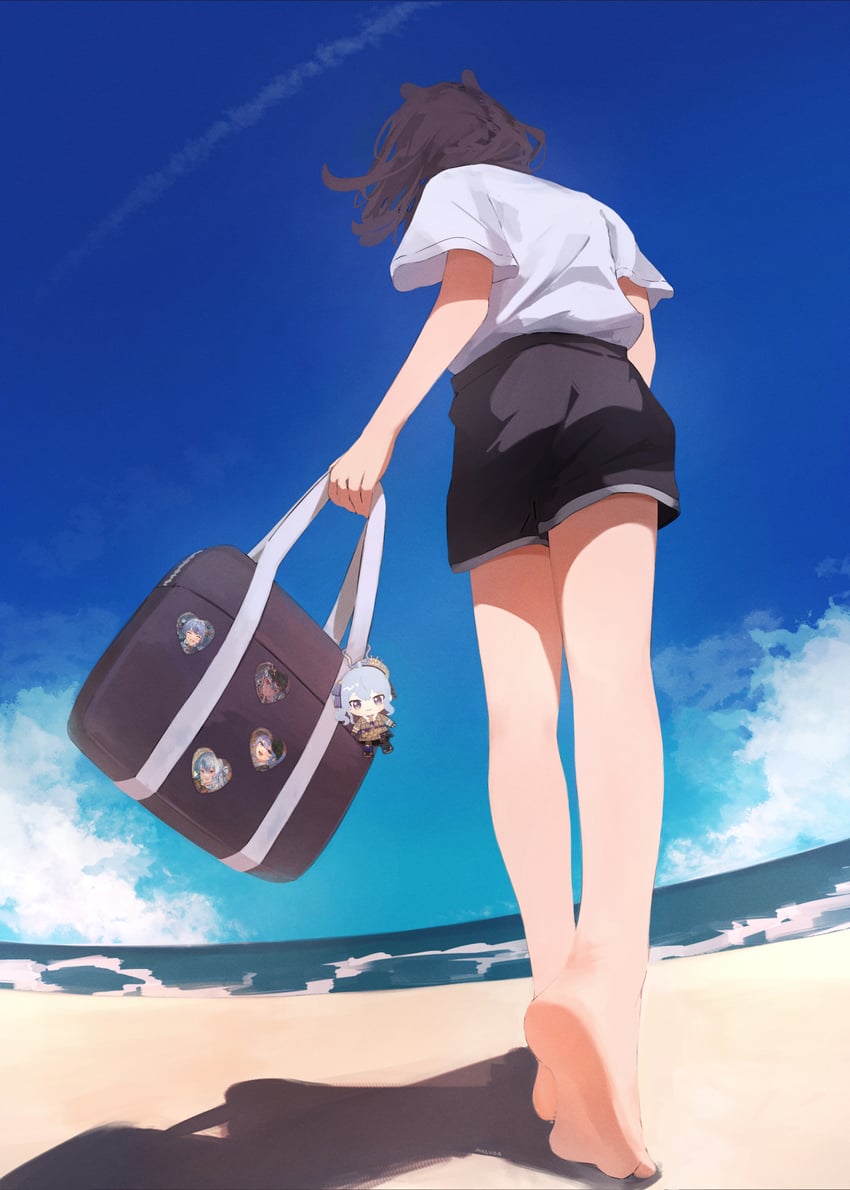 hoshimachi suisei and ninomae ina'nis (hololive and 1 more) drawn by malvar