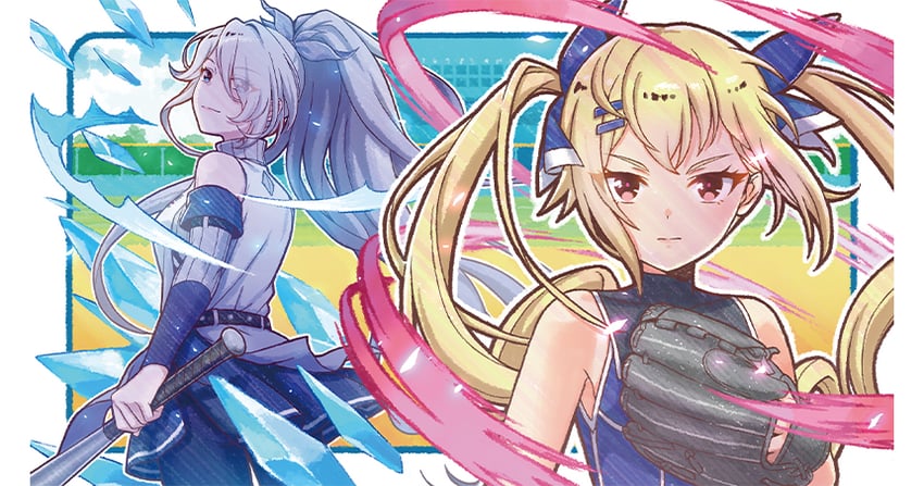 kusakari rena and kousaka tsubaki (cinderella series and 1 more) drawn by hanako_(akatsuki)