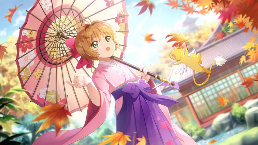 kinomoto sakura and kero (cardcaptor sakura and 1 more)