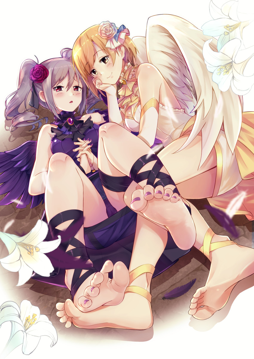 kanzaki ranko and aiba yumi (idolmaster and 1 more) drawn by casino_(casinoep)