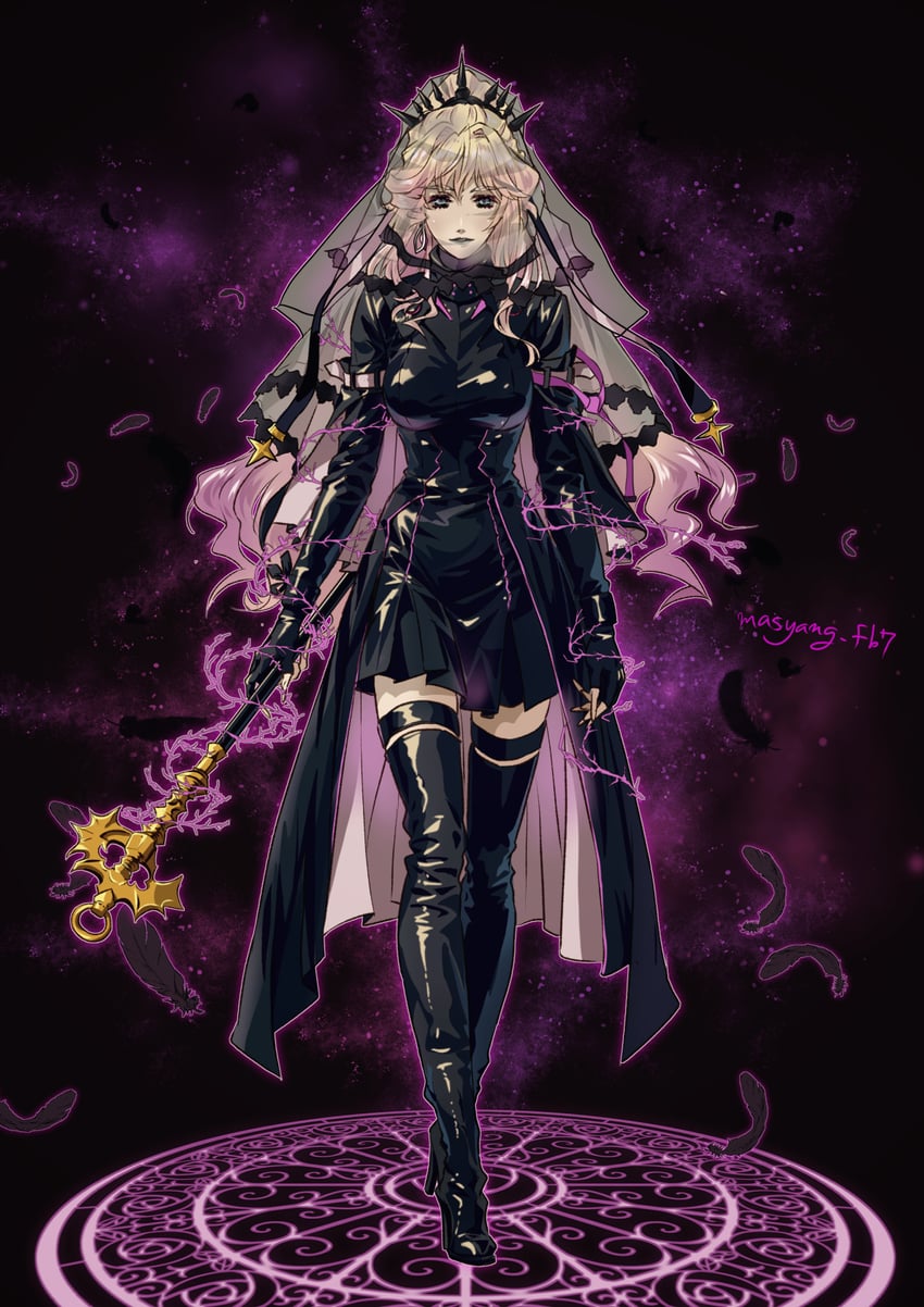 yami sheryl (macross and 1 more) drawn by ryu_(masu_nantoka-san)