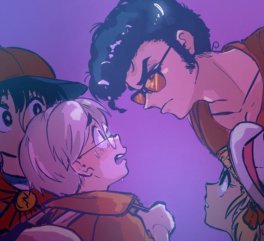 ninten, ana, lloyd, and teddy (mother and 1 more) drawn by duck_etc