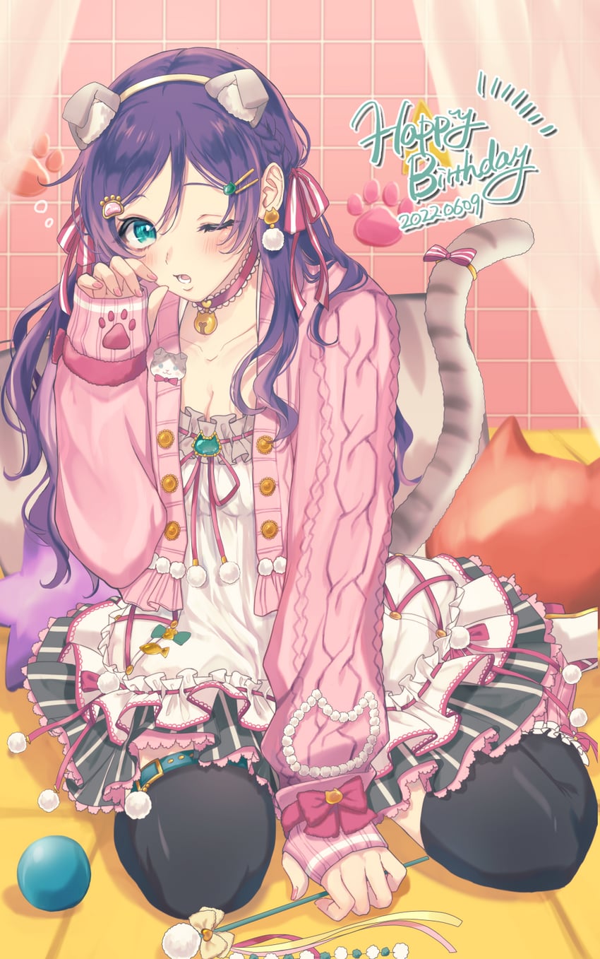 tojo nozomi (love live! and 2 more) drawn by azuma_(no488888)