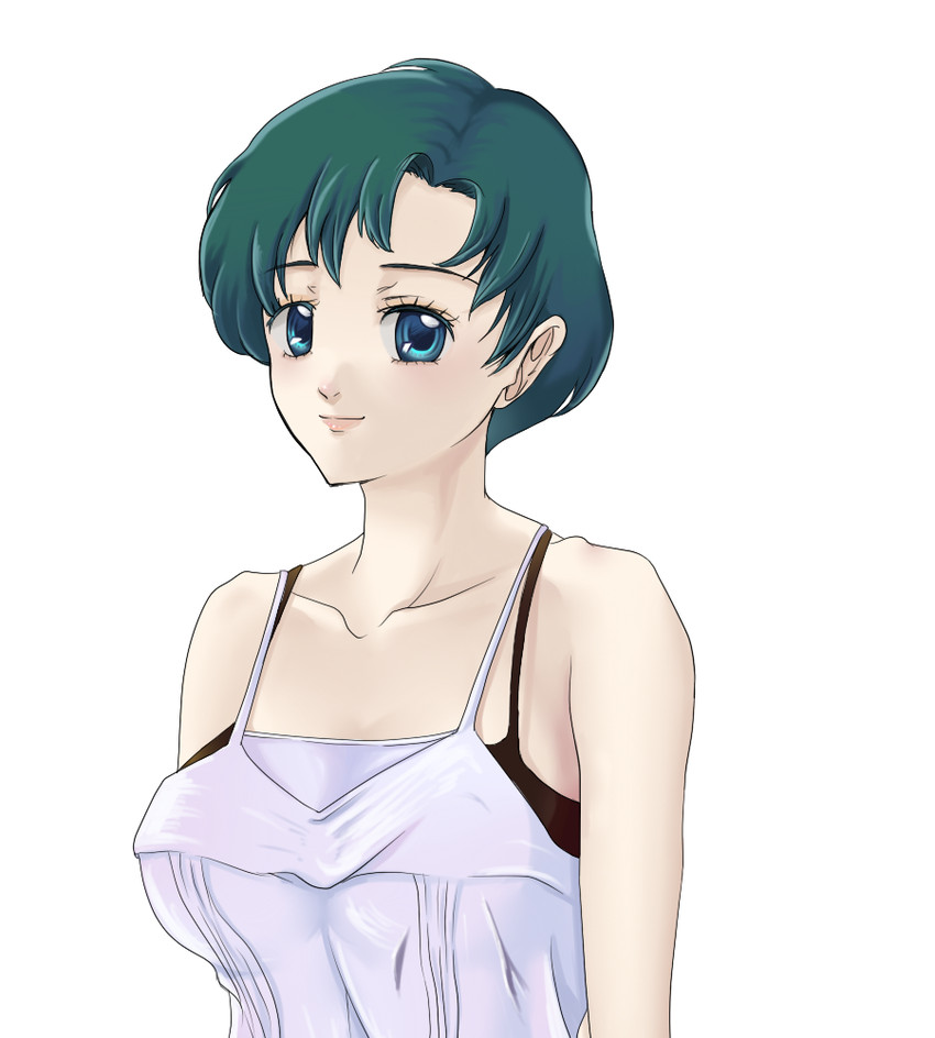 mizuno ami (bishoujo senshi sailor moon) drawn by nakiri