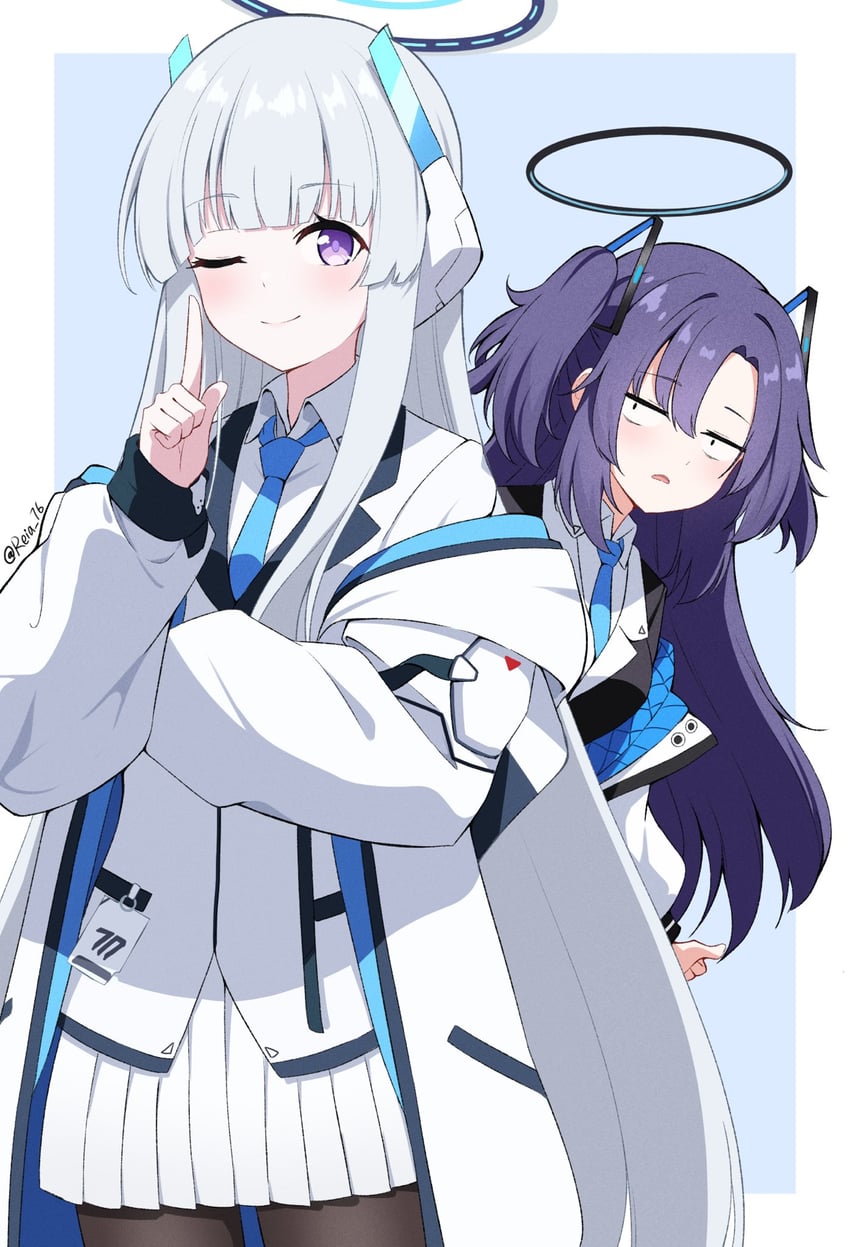 yuuka and noa (blue archive and 1 more) drawn by reia_76