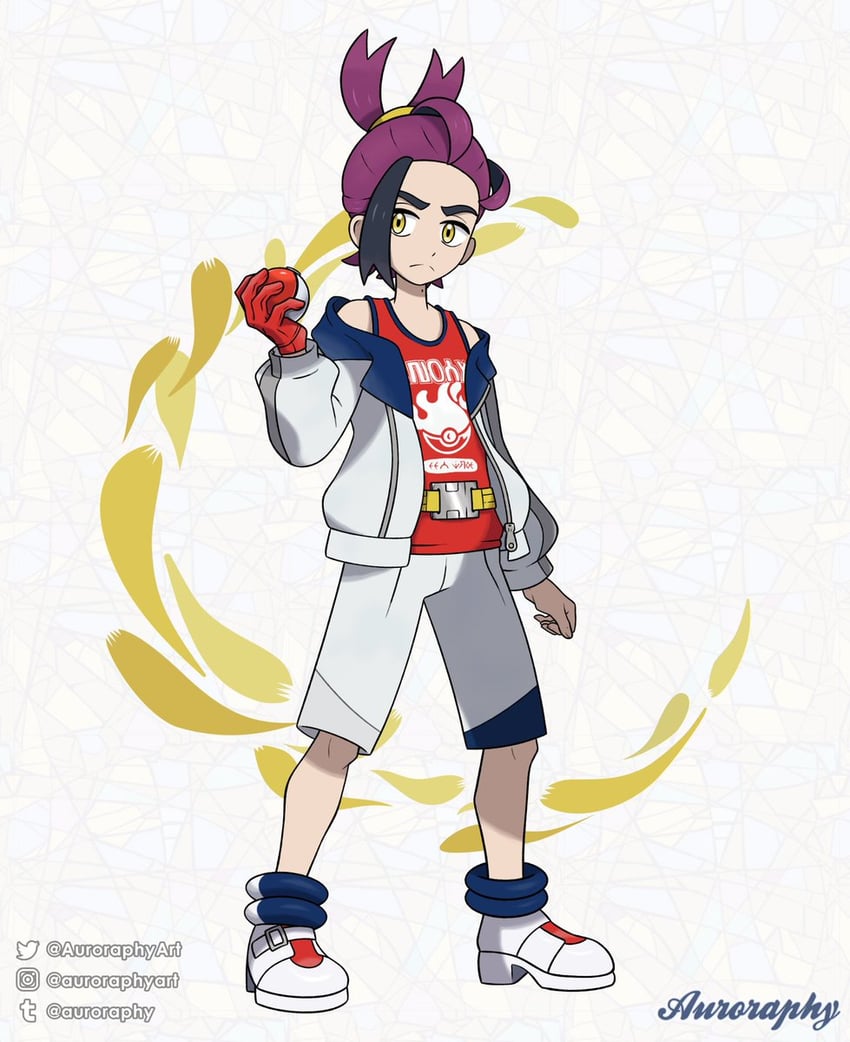 kieran (pokemon and 1 more) drawn by auroraphy
