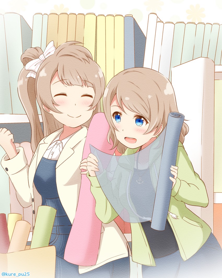 watanabe you and minami kotori (love live! and 2 more) drawn by kousaka_kure
