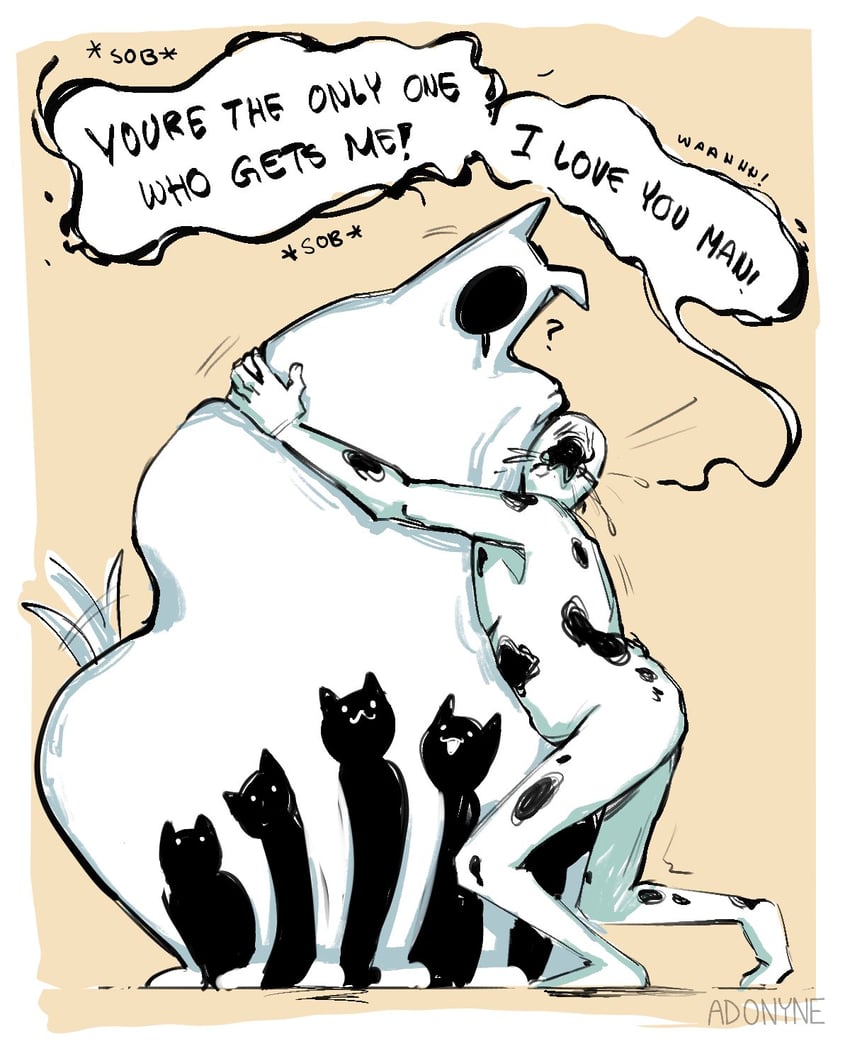 endogeny and spot (marvel and 4 more) drawn by adonyne