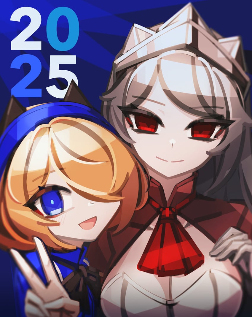 reina and aria (original and 1 more) drawn by makaroll