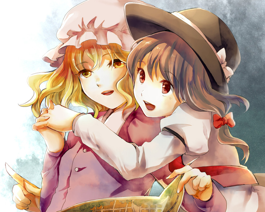 usami renko and maribel hearn (touhou) drawn by i_wanna