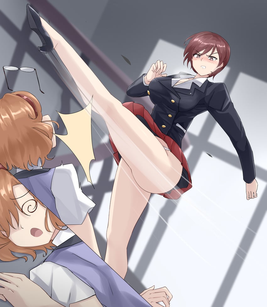 black delmo and aida rion (aika and 1 more) drawn by sin_(pixiv17875500)