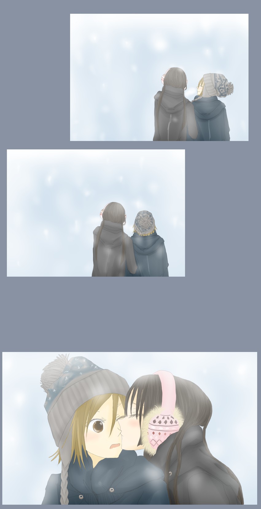 akiyama mio and tainaka ritsu (k-on!) drawn by cream_soda_(artist)