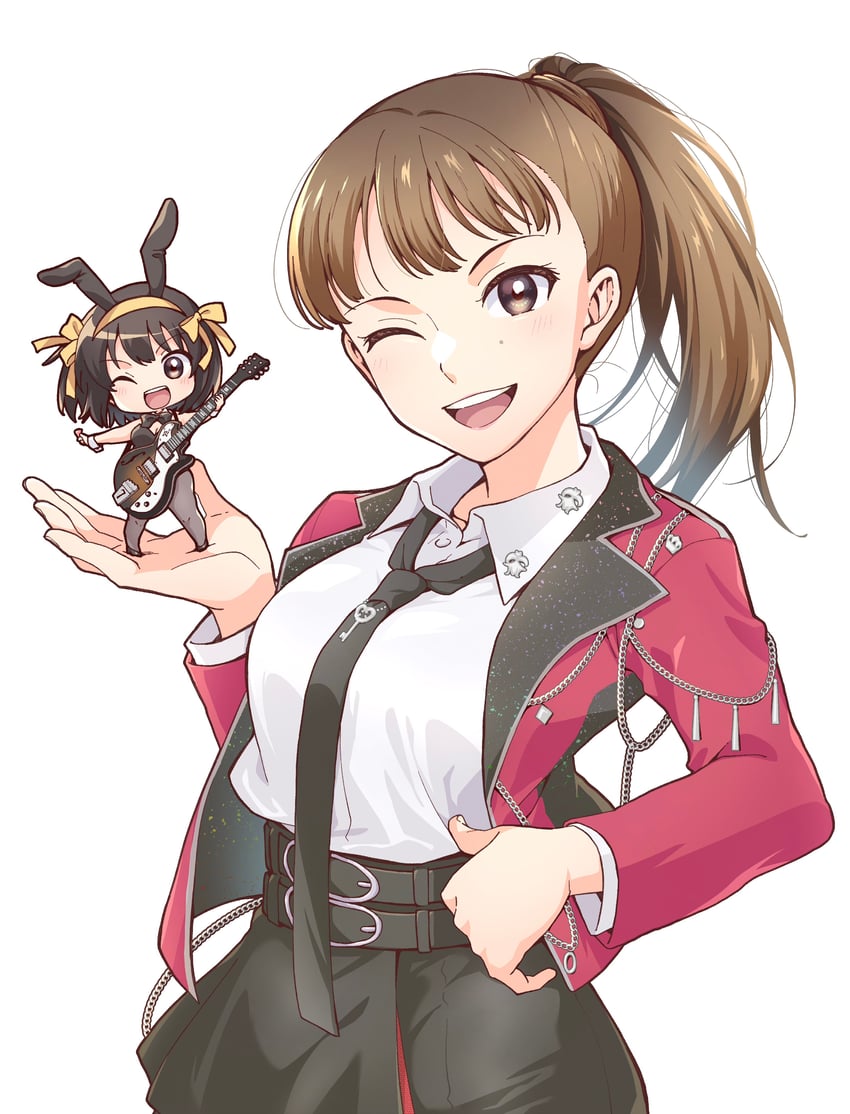 suzumiya haruhi (suzumiya haruhi no yuuutsu) drawn by taiki_(6240taiki)