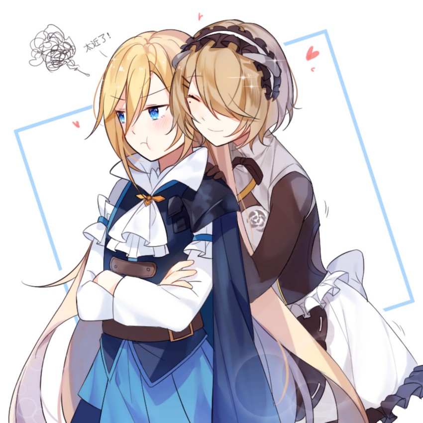 rita rossweisse and durandal (honkai and 1 more) drawn by lnnnnnnn