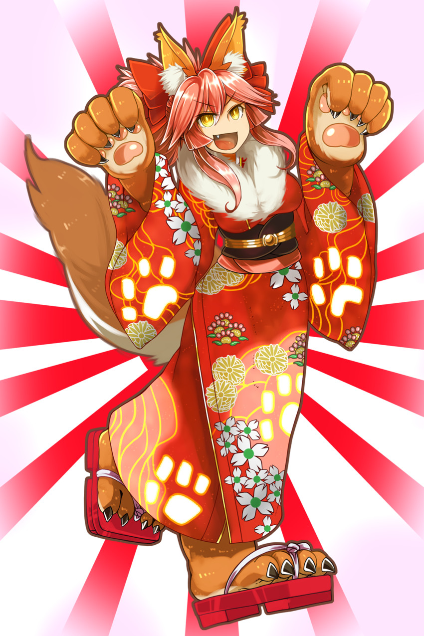 tamamo and tamamo cat (fate and 1 more) drawn by yoroi_kabuto