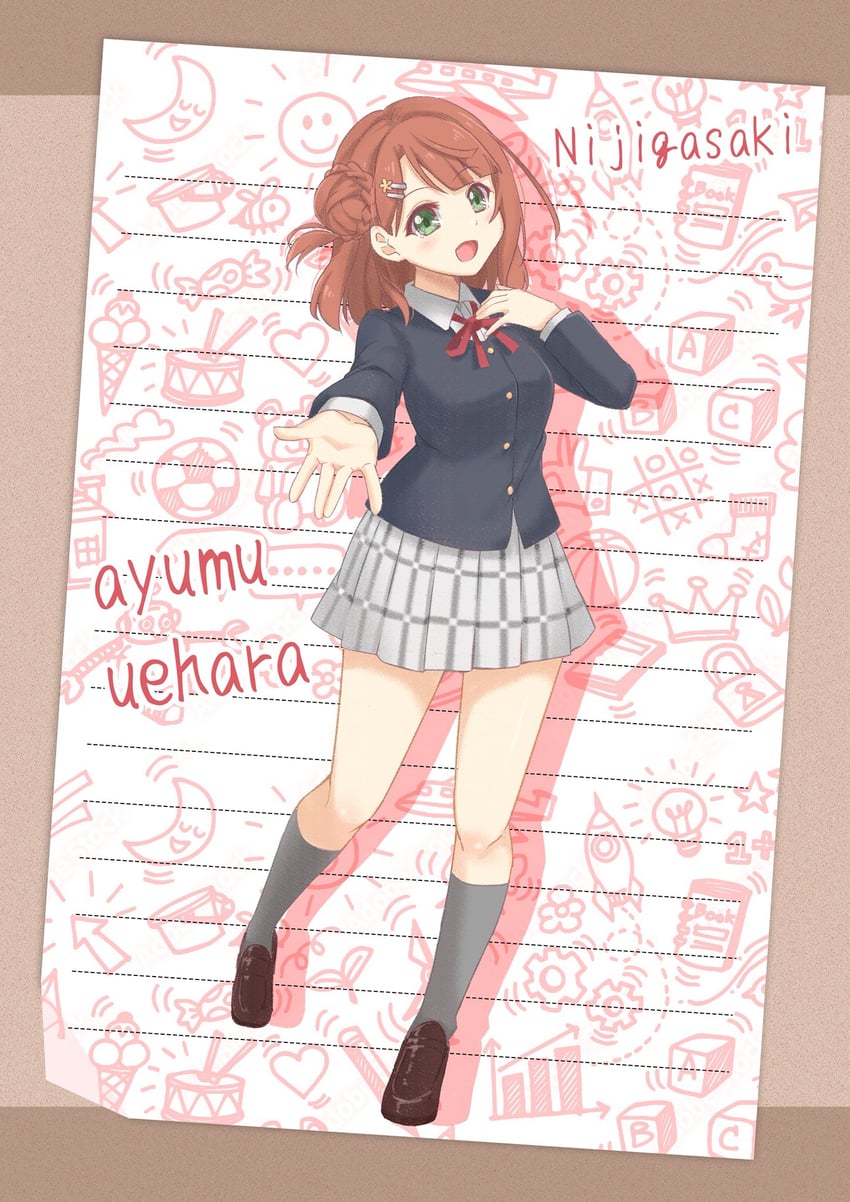 uehara ayumu (love live! and 1 more) drawn by matsurugi_tsukasa