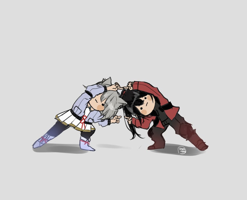 mio and noah (dragon ball and 2 more) drawn by dadeltan
