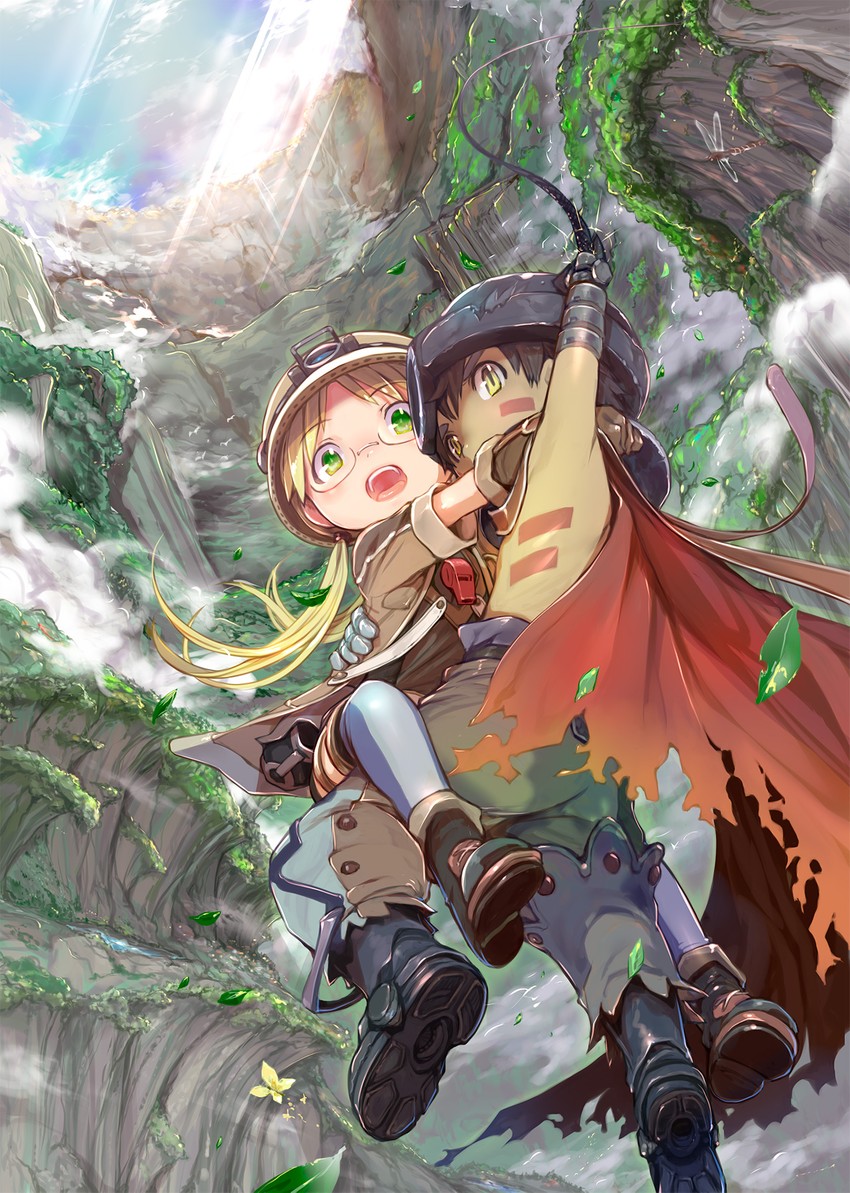 reg and riko (made in abyss) drawn by mikazuki_akira!