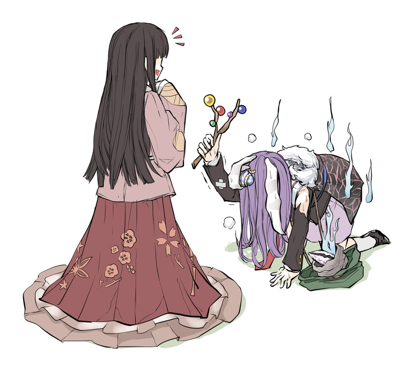 reisen udongein inaba and houraisan kaguya (touhou) drawn by peroponesosu.