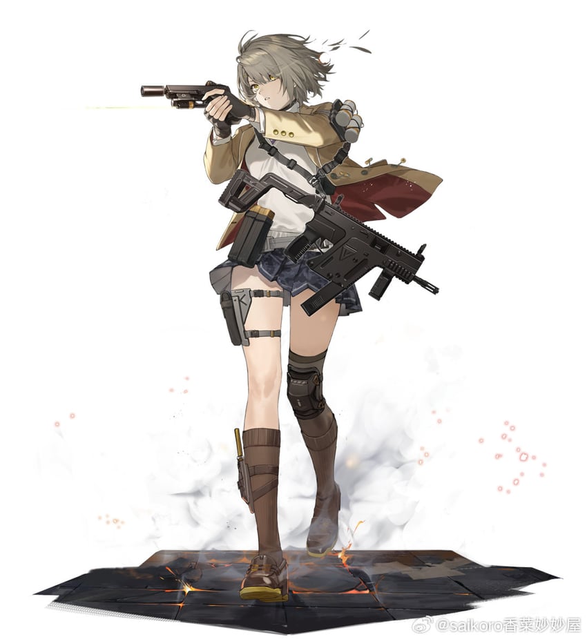 vector (girls' frontline and 1 more) drawn by saikoro_xiangcai_miaomiao_wu