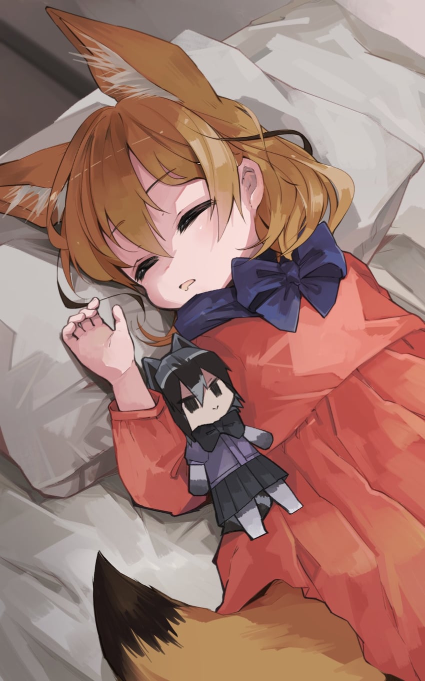 common raccoon and fennec (kemono friends) drawn by nanana_(nanana_iz)