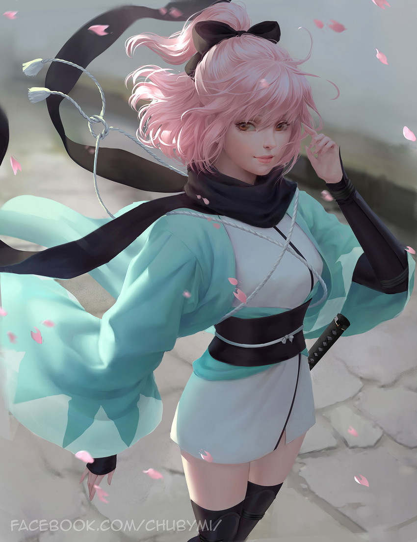 okita souji (fate and 1 more) drawn by chuby_mi