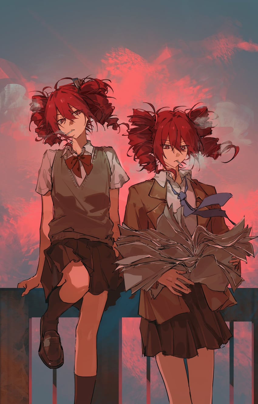 kasane teto (utau and 1 more) drawn by migan