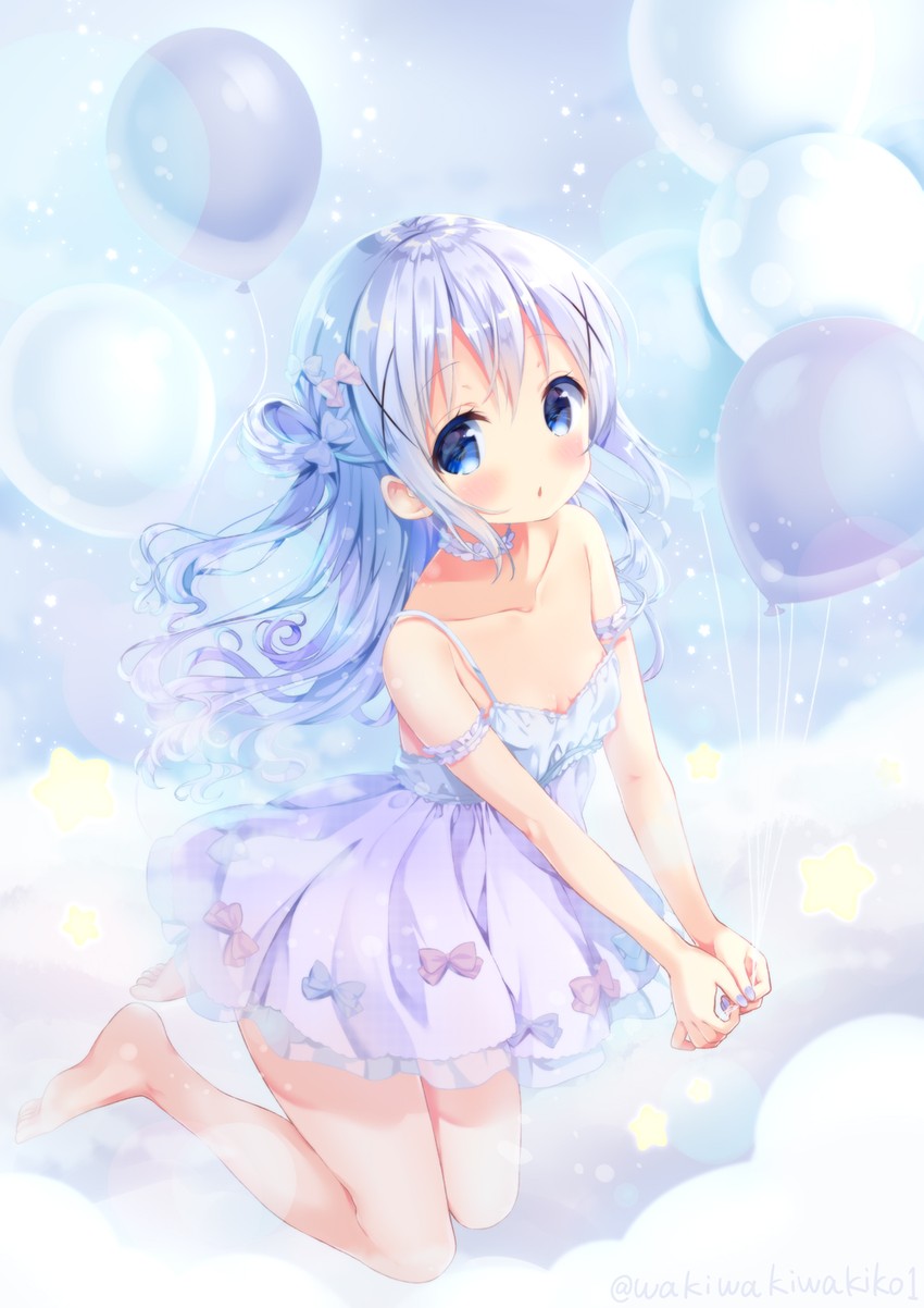 kafuu chino (gochuumon wa usagi desu ka?) drawn by neki_(wakiko)