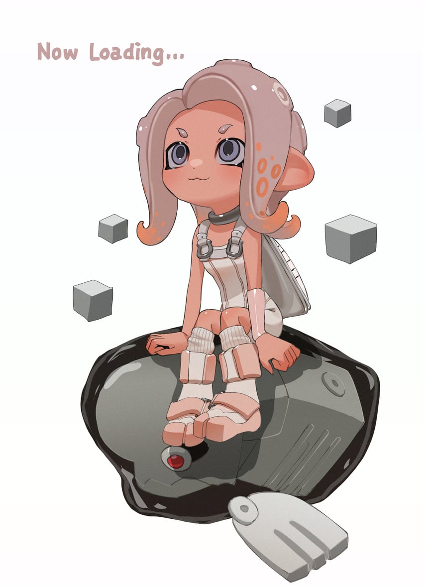 octoling player character, octoling girl, agent 8, and battering lento (splatoon and 2 more) drawn by puchiman