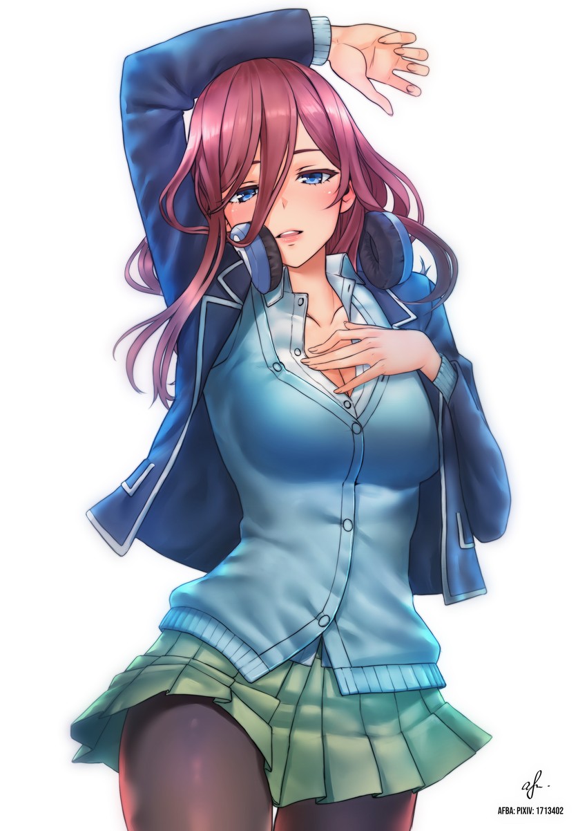 nakano miku (go-toubun no hanayome) drawn by afba
