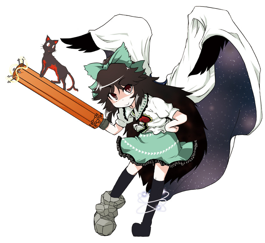 kaenbyou rin and reiuji utsuho (touhou) drawn by masu_gitsune