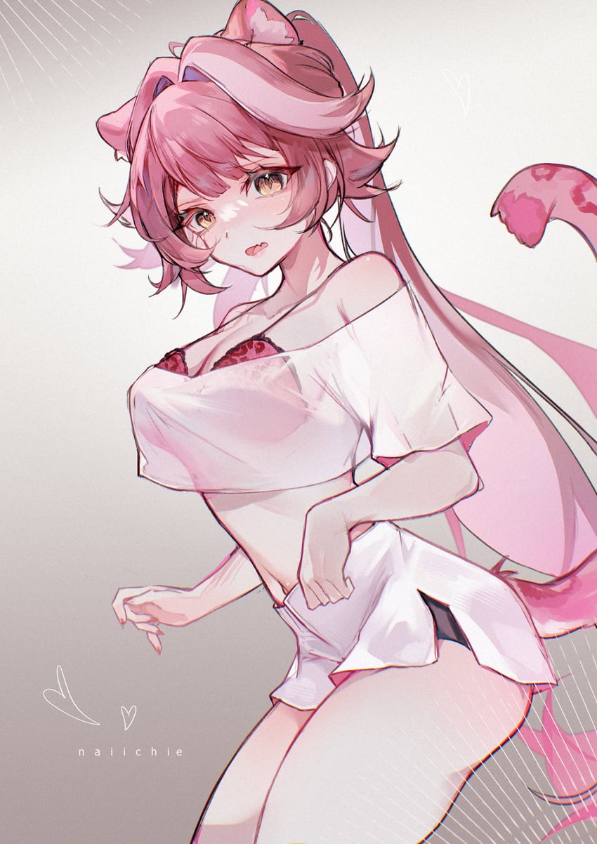 raora panthera (hololive and 1 more) drawn by naiichie