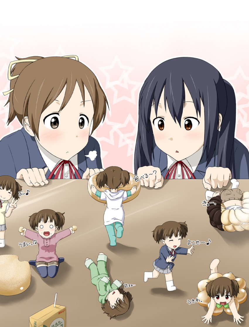 nakano azusa, hirasawa ui, and suzuki jun (k-on!) drawn by niwatazumi