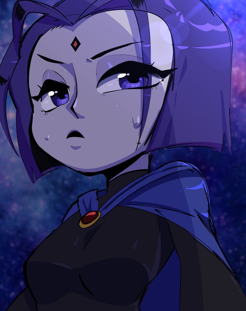 raven (dc comics and 1 more) drawn by indiana_souf