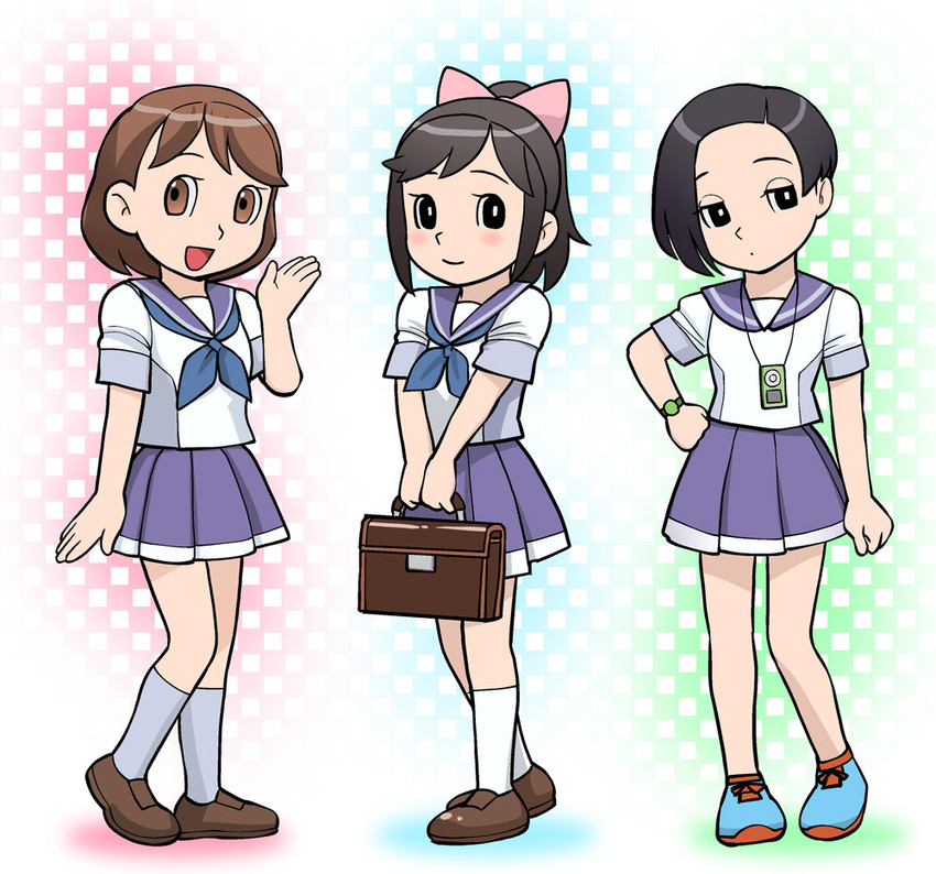 anegasaki nene, kobayakawa rinko, and takane manaka (love plus) drawn by ueyama_michirou