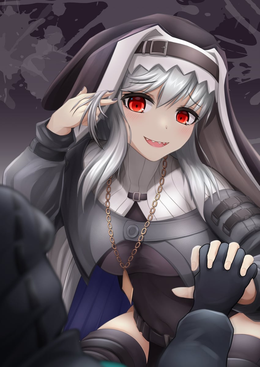 doctor and specter (arknights) drawn by engawa_(organic_sushi)