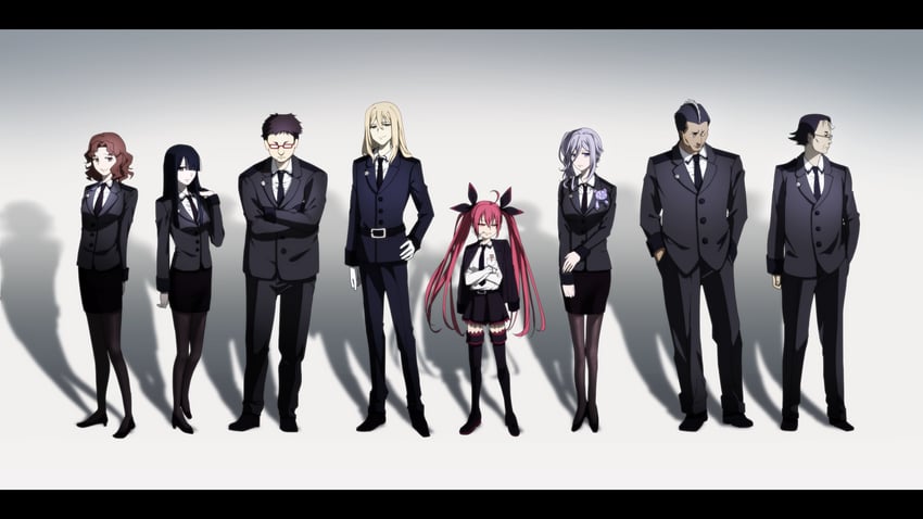 itsuka kotori, murasame reine, kannazuki kyouhei, shiizaki hinako, kawagoe kyouji, and 3 more (date a live) drawn by kujira_ataru