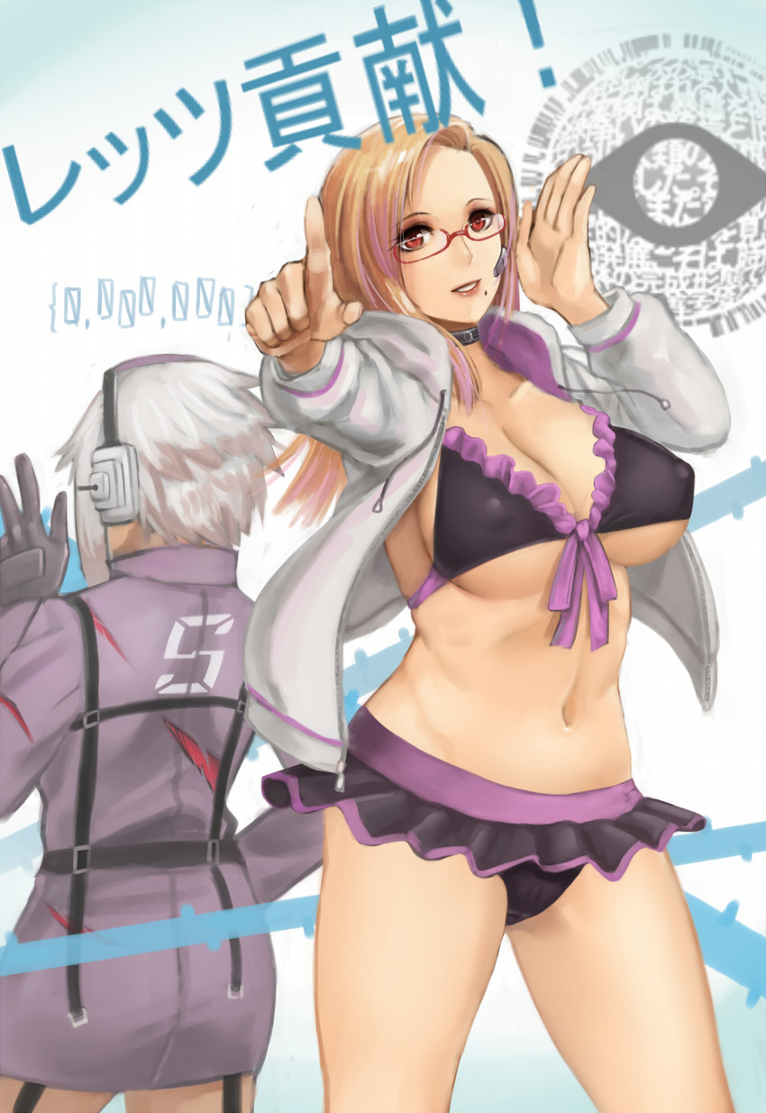 accessory and togabito (freedom wars) drawn by sailex