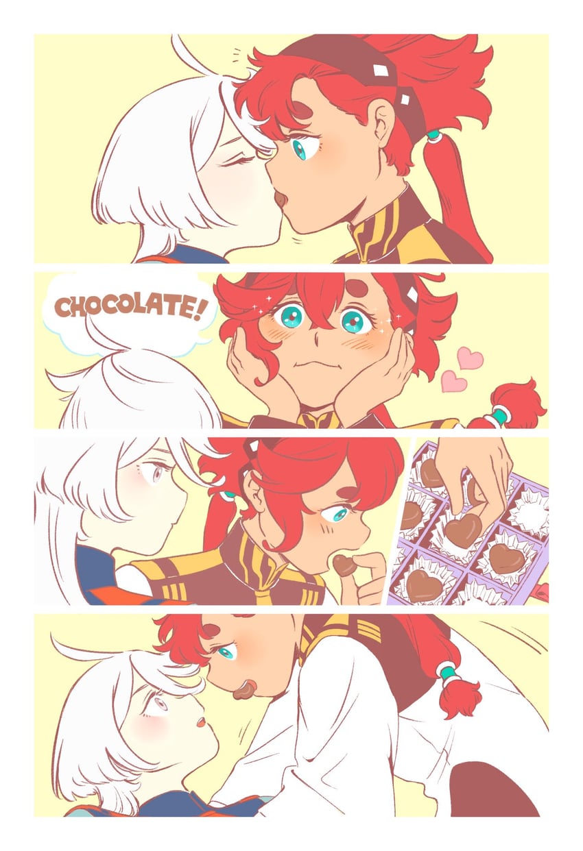 suletta mercury and miorine rembran (gundam and 1 more) drawn by pen_guin85