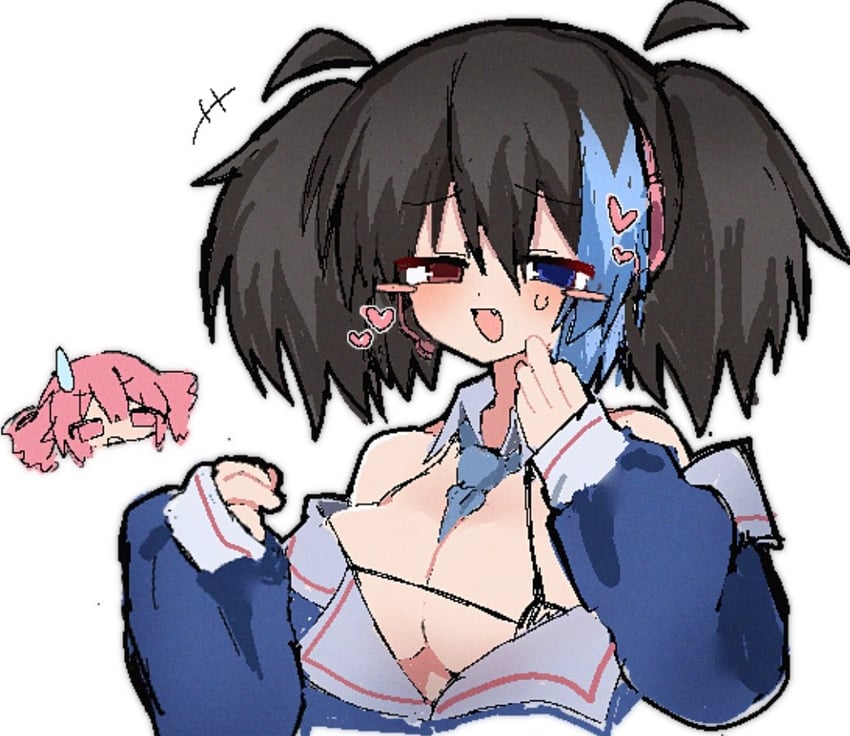kasane teto and yokune ruko (utau) drawn by neoneo_net