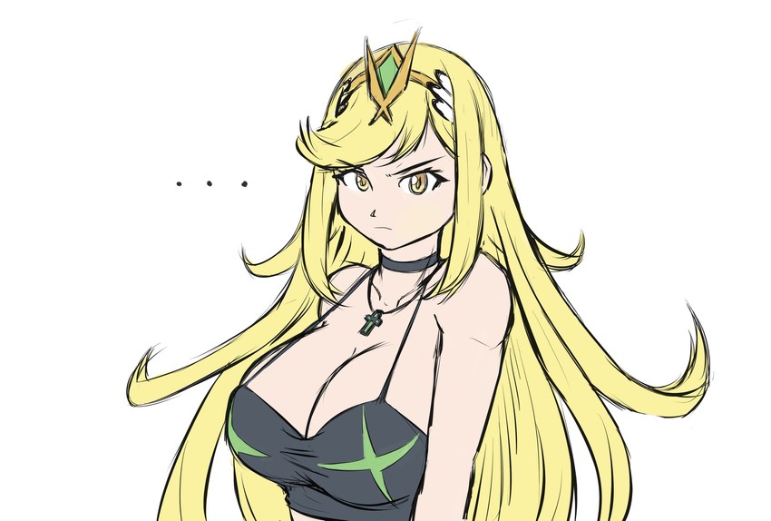 mythra (xenoblade chronicles and 1 more) drawn by ryan_m