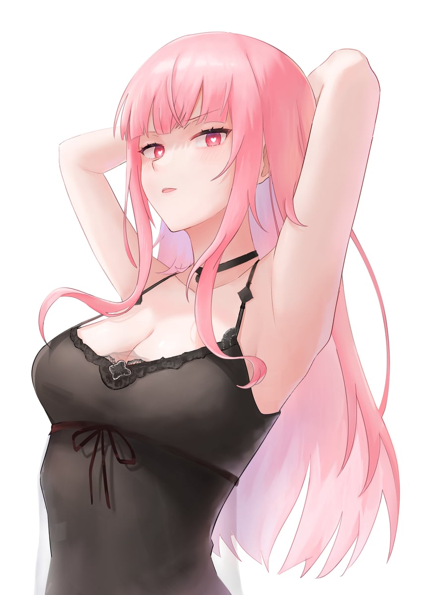 mori calliope (hololive and 1 more) drawn by yujia