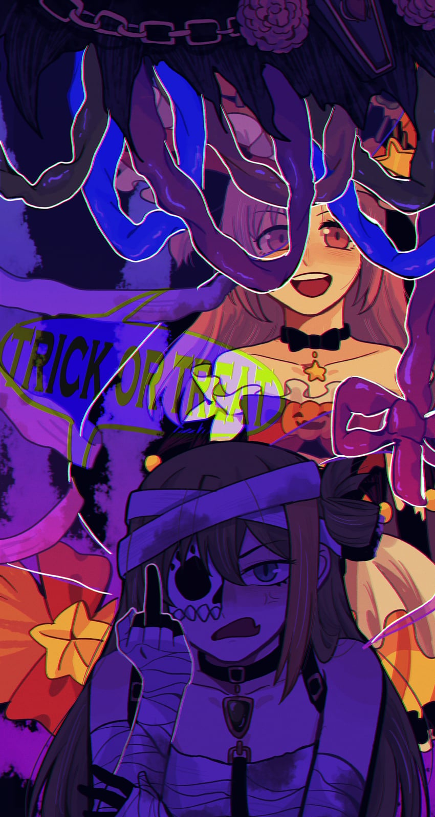 alina gray and misono karin (mahou shoujo madoka magica and 1 more) drawn by mocaccc