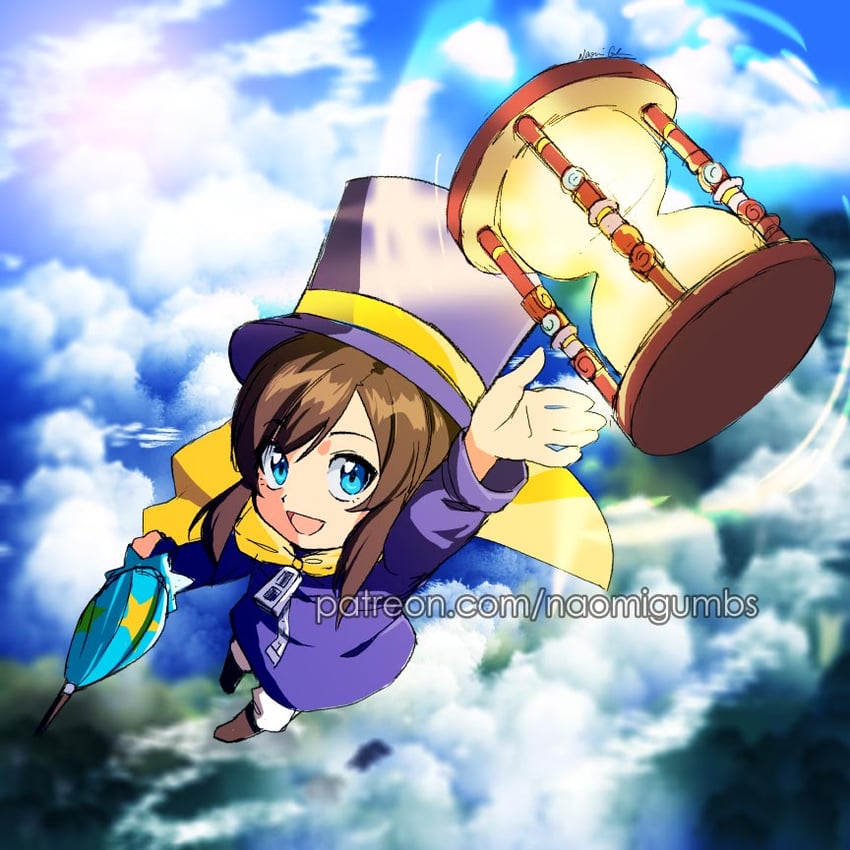 hat kid (a hat in time) drawn by naomi_gumbs_(hanamimi)